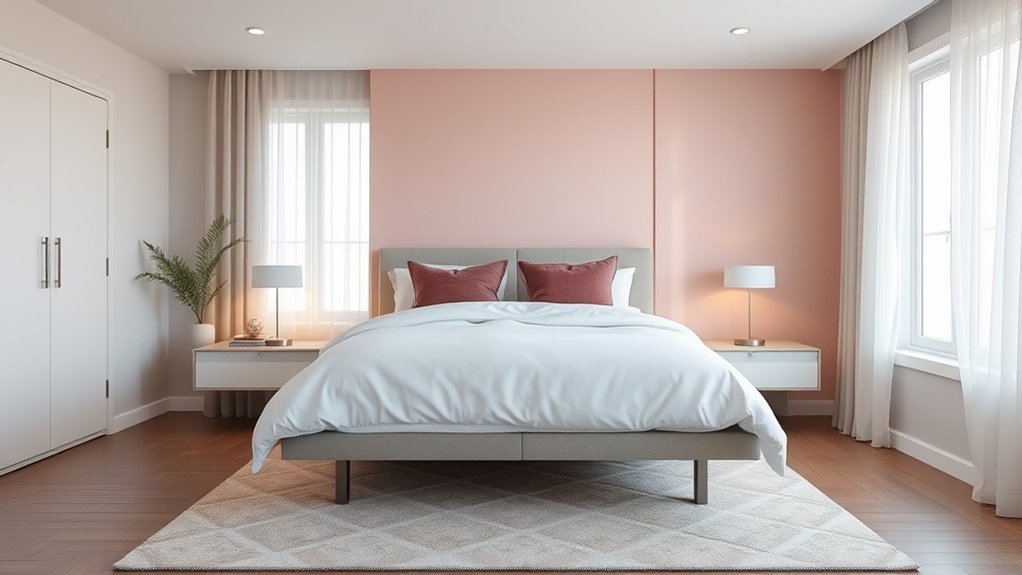 chic modern bedroom colors