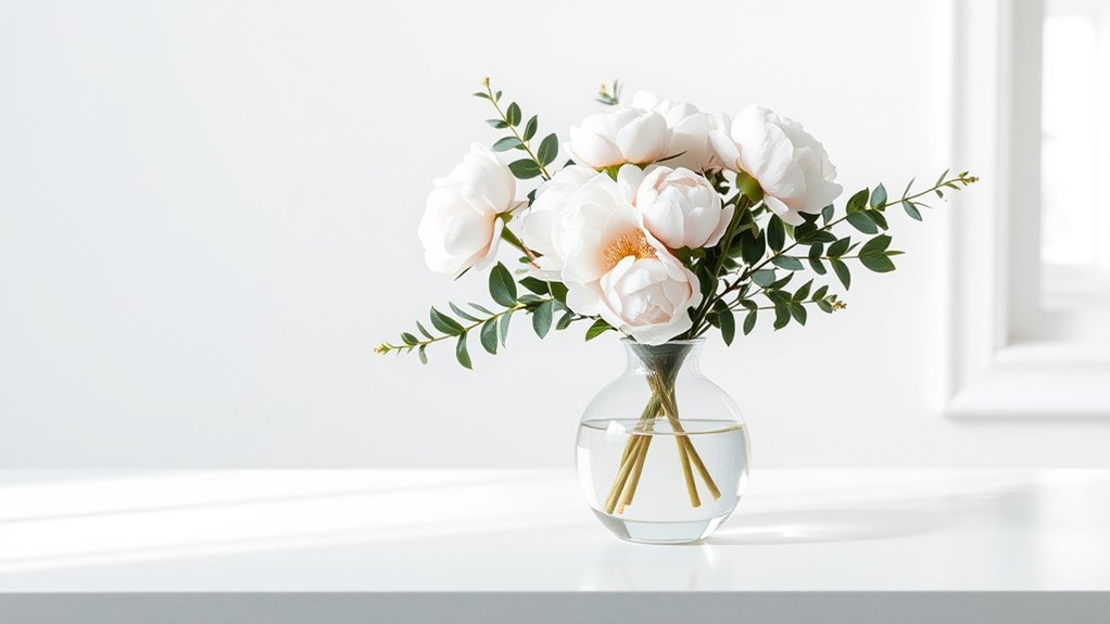 minimalist blooms for contemporary