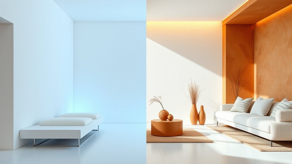 minimalist cool meets intentional warmth