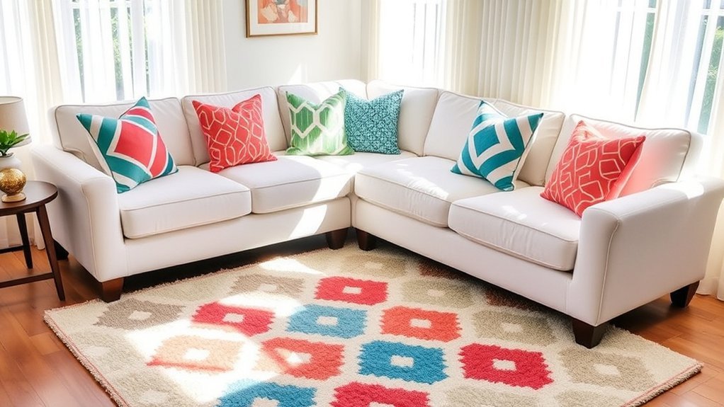 pillows and rugs refresh decor