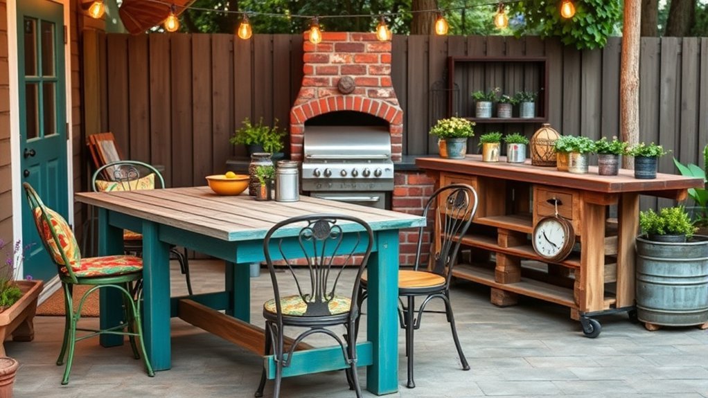 repurposed furniture for kitchens